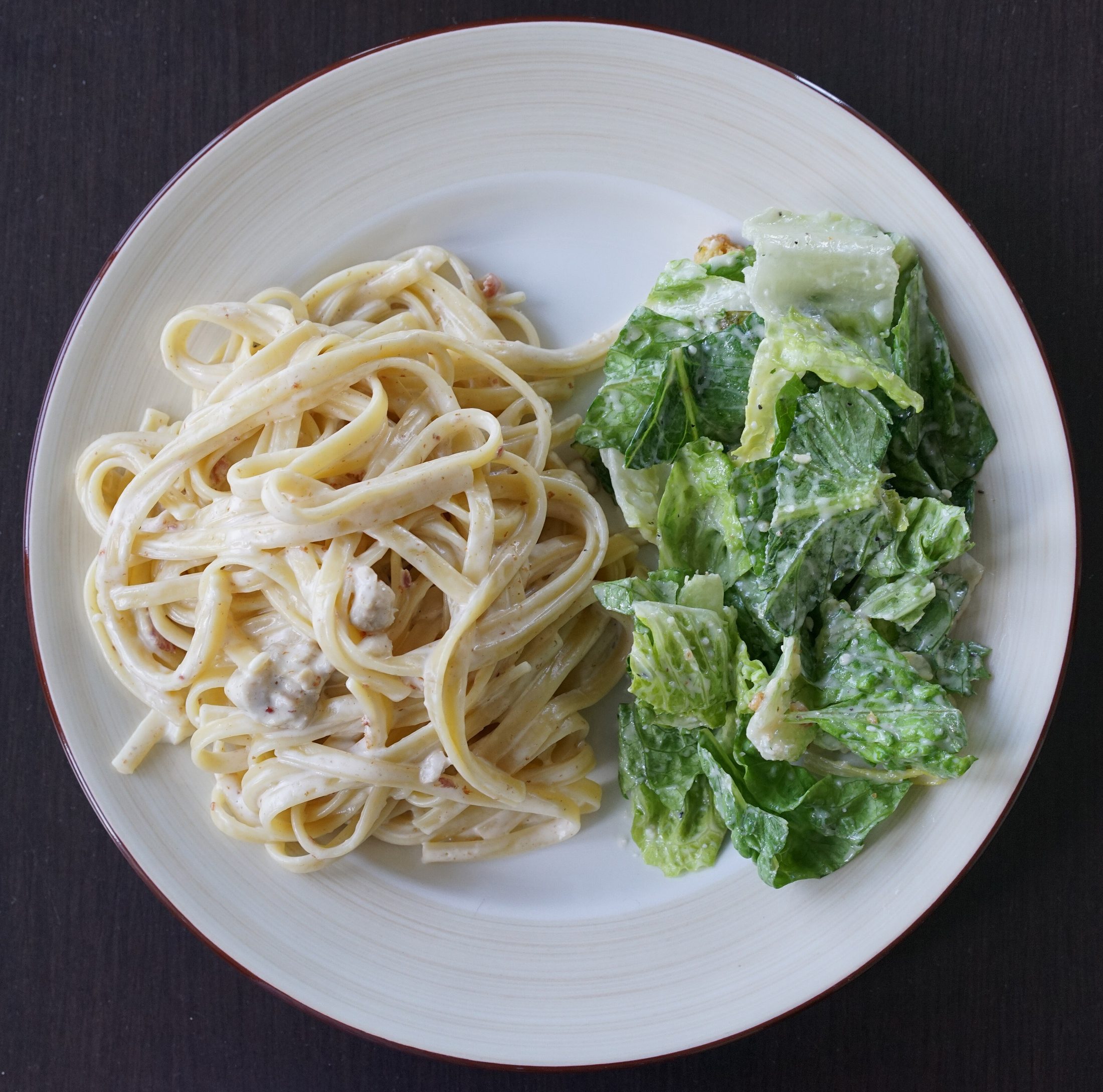 Chicken Steak with Creamy Cheese Pasta — Juicy spiced chicken steak over velvety three-cheese pasta — straight from his restaurant days.